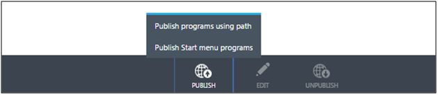 Click on publish button